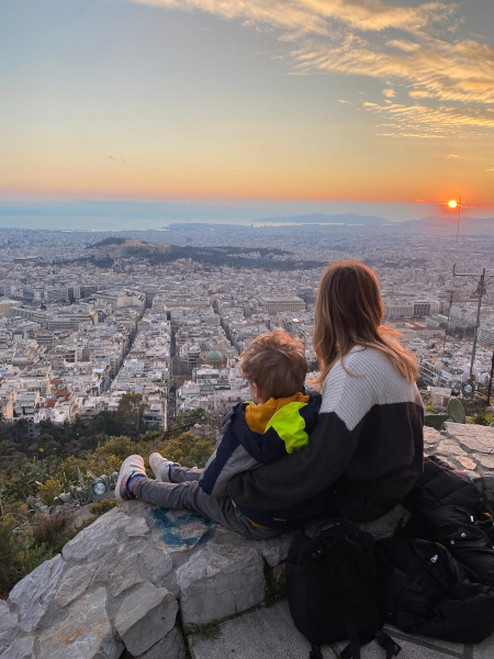 Tramonto ad Atene